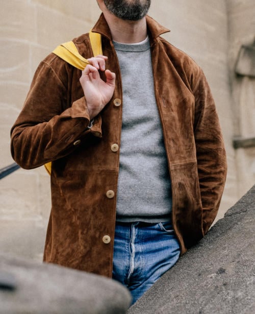 The suede overshirt (or shirt-jacket, or shacket) – Permanent Style