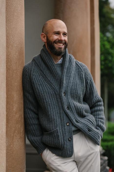 Tonal dressing – with new Indulgent Shawl Cardigan – Permanent Style