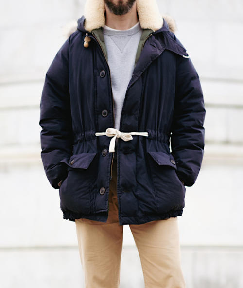 Down parka from Nigel Cabourn: How great things age – Permanent Style