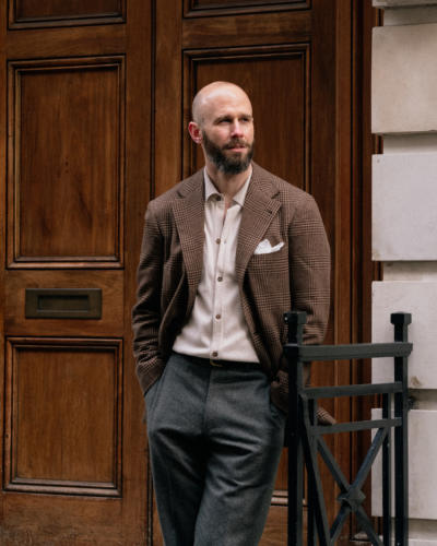 A collared cardigan under a jacket: Ciardi and Colhay’s – Permanent Style