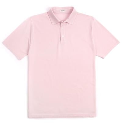 SID MASHBURN - Striped Cotton-Jersey Polo Shirt - Pink Sid Mashburn