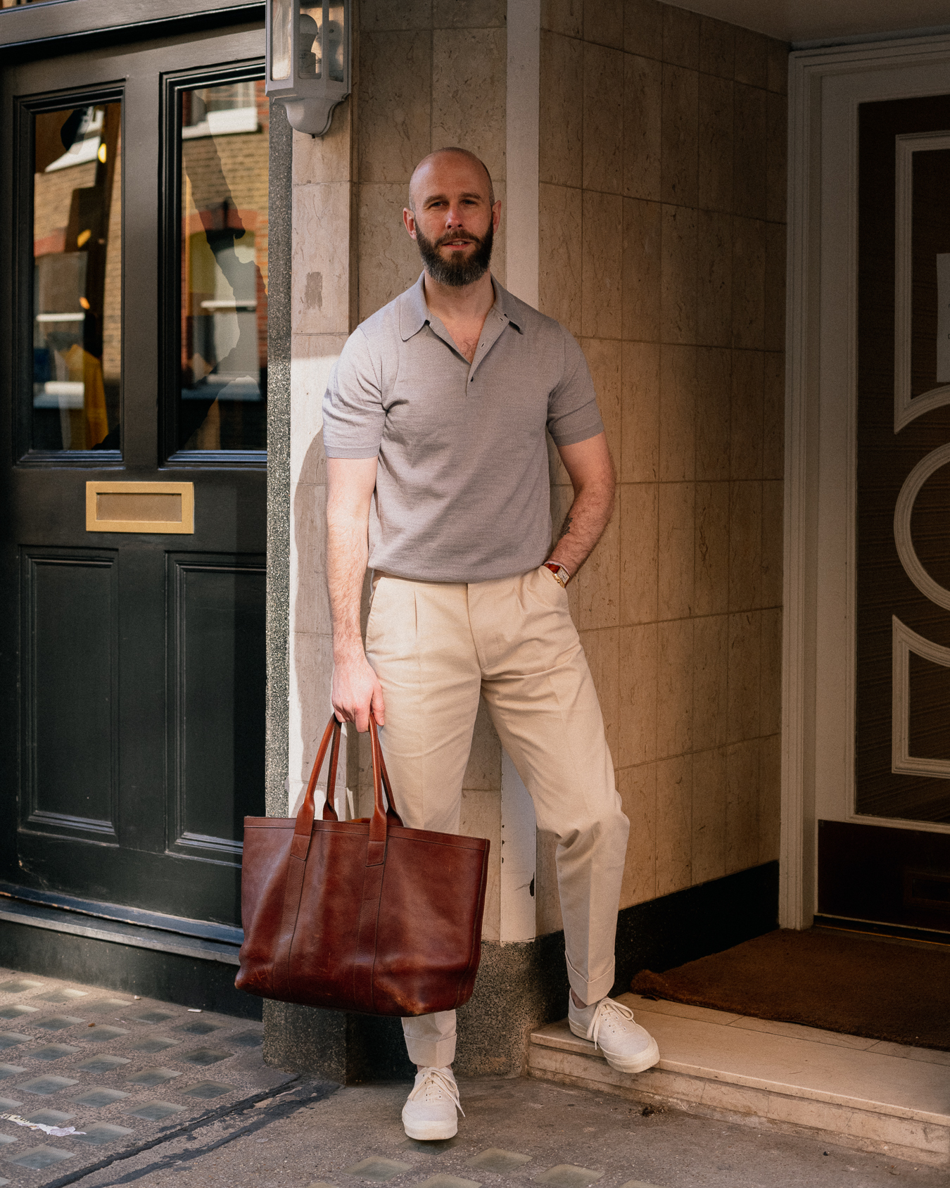 The knit polo shirt: My Summer staple – Permanent Style