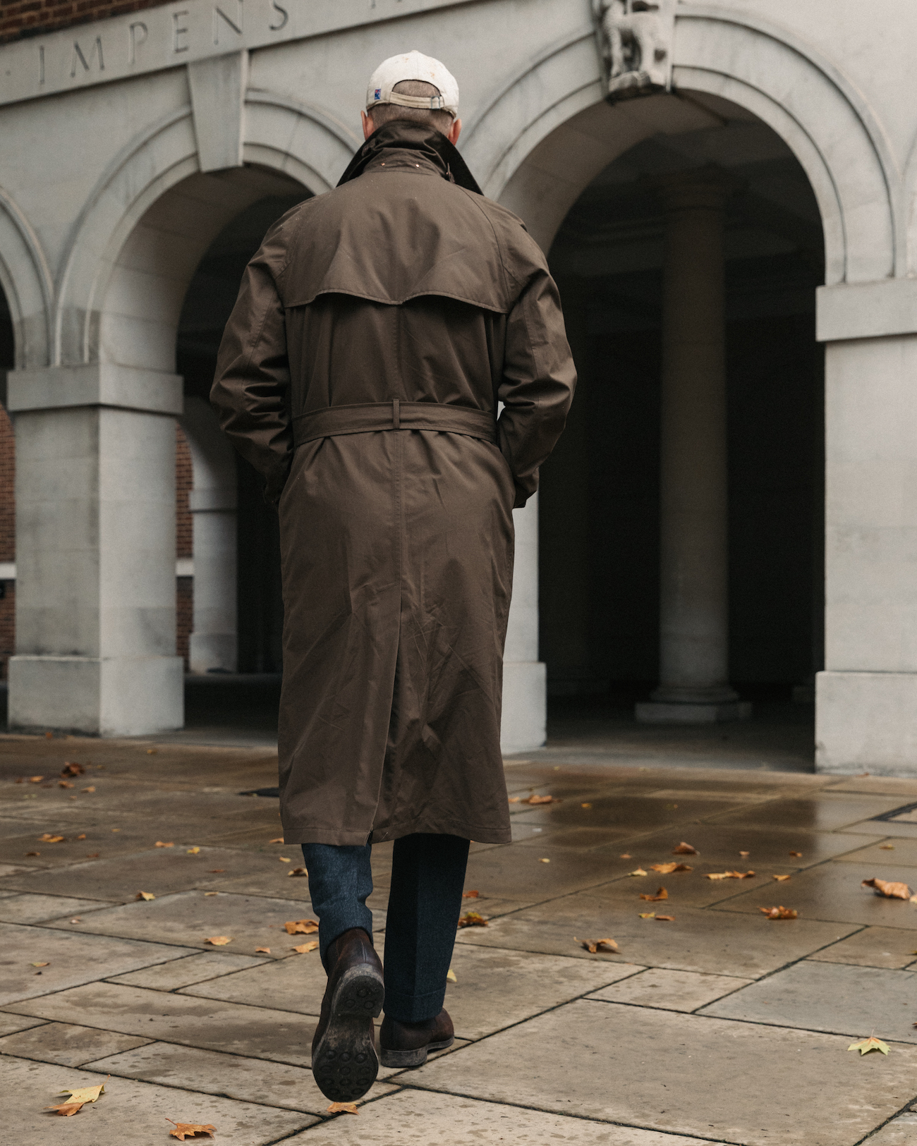 Trench coat deals back