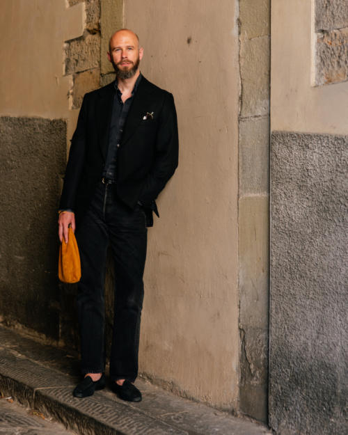 All black tailoring blazer copy