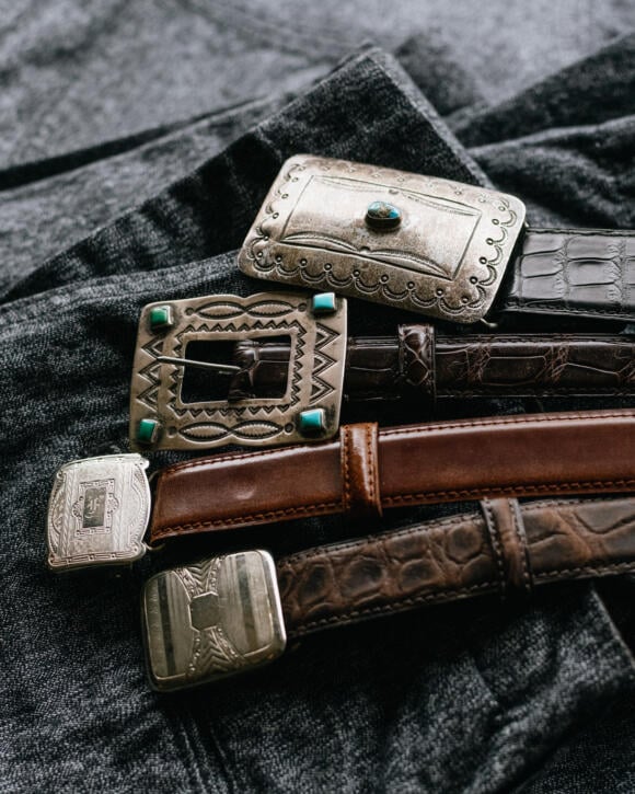 Twice Vintage Leather Belt