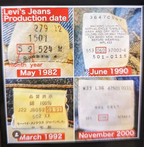 Buying second hand US made Levi s Permanent Style