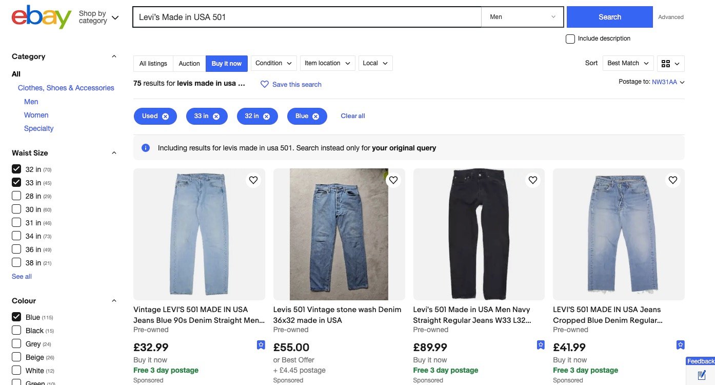 Långiver opnåelige Peck Buying second-hand US-made Levi's – Permanent Style