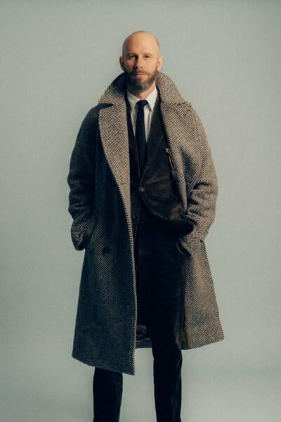 PS English Tweed overcoat with cord suit