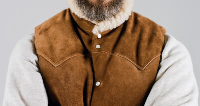 roughout suede vest rocky mountain featherbed armoury copy