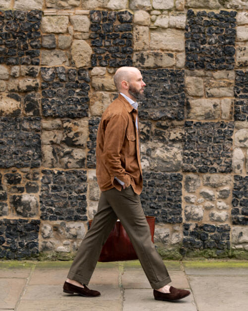 Introducing The Suede Overshirt Permanent Style