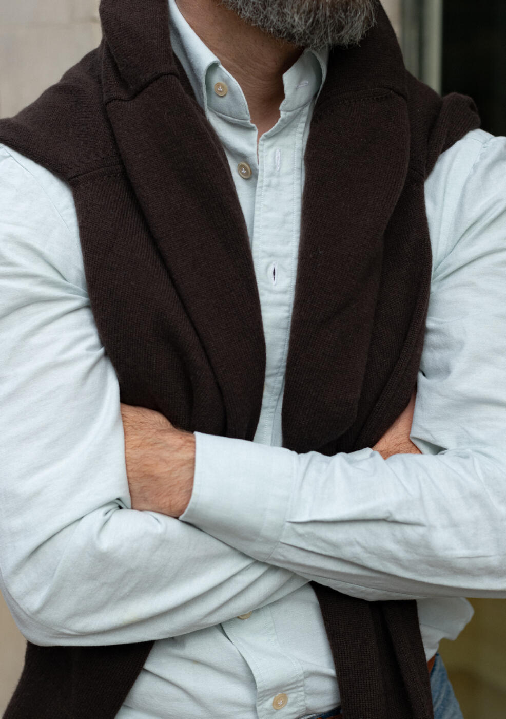 What does a green shirt (and a brown stripe) go with? – Permanent Style